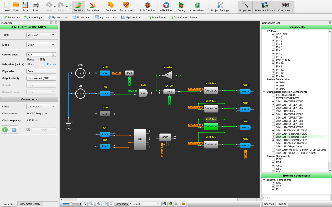 Image of the Go Configure GreenPAK workspace