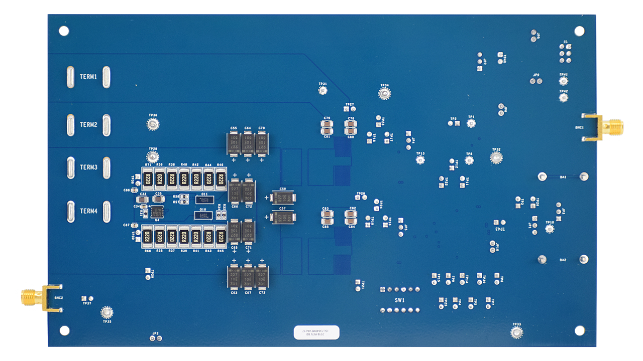 ISL73849MEVAL1Z Rad Tolerant Dual-Phase PWM Controller with PMBus Evaluation Board - Bottom