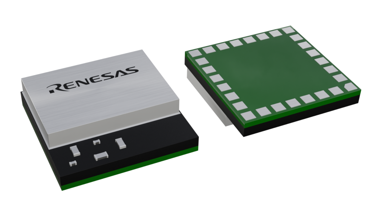 3D illustration featuring top and bottom views of LGA IC chip package with 88 lead count.