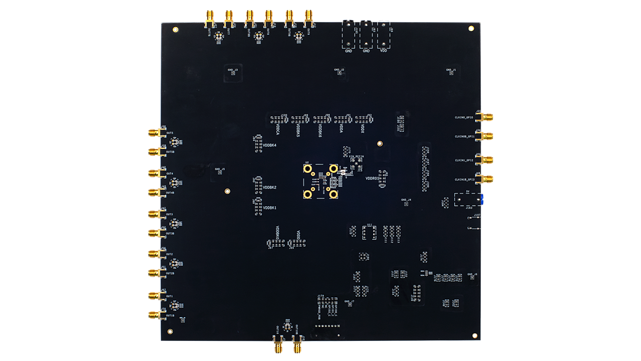 RC31309-EVB board’s bottom view.