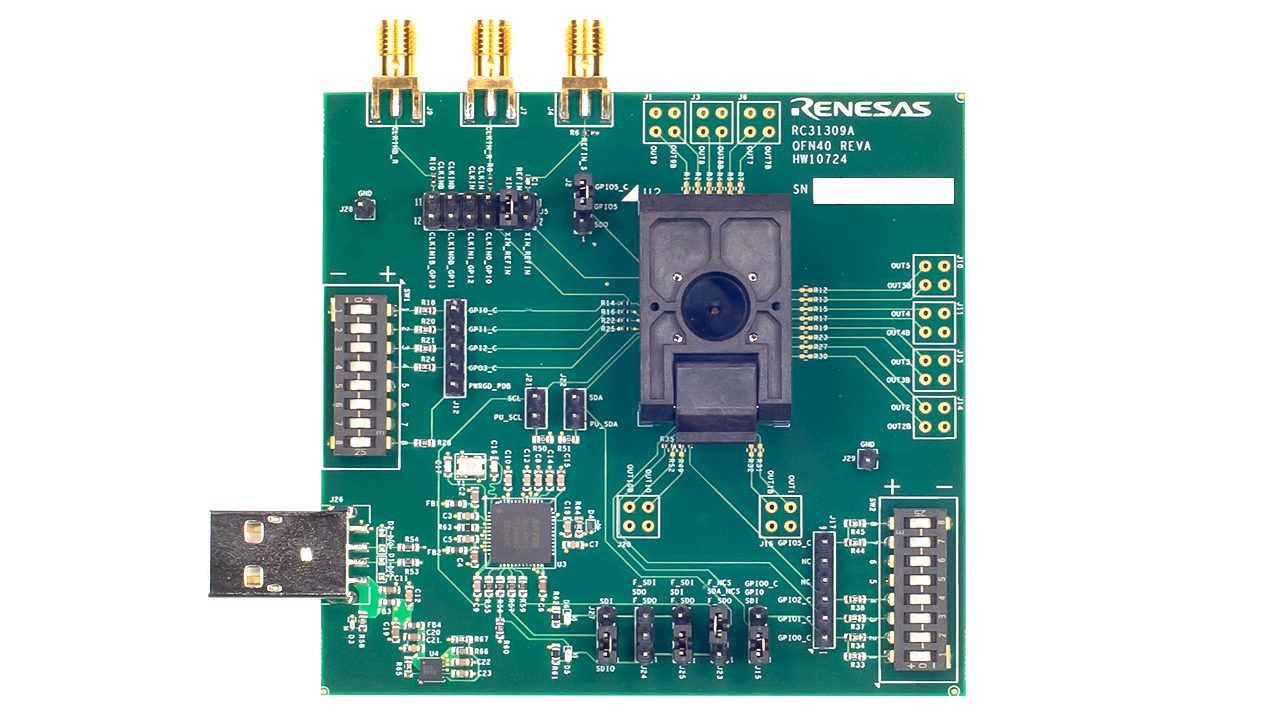 RC31309-PROGボードの表面