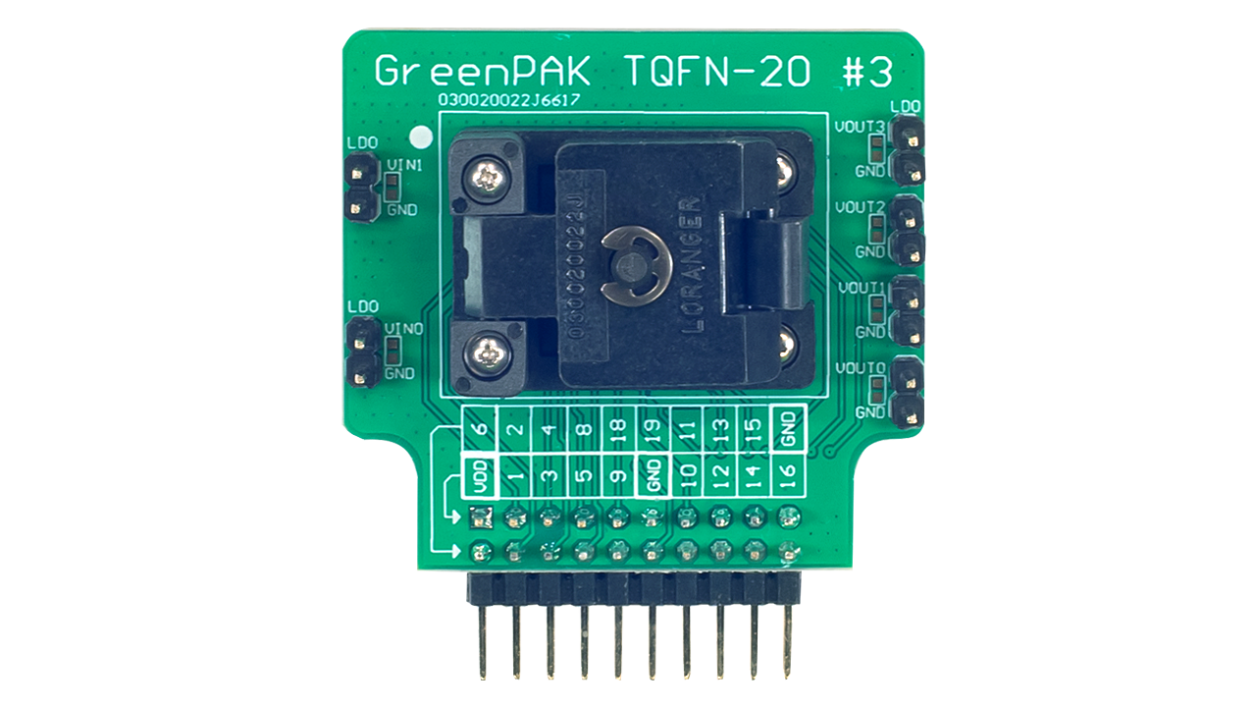 SLG46580V-SKT Socket Adapter - Top