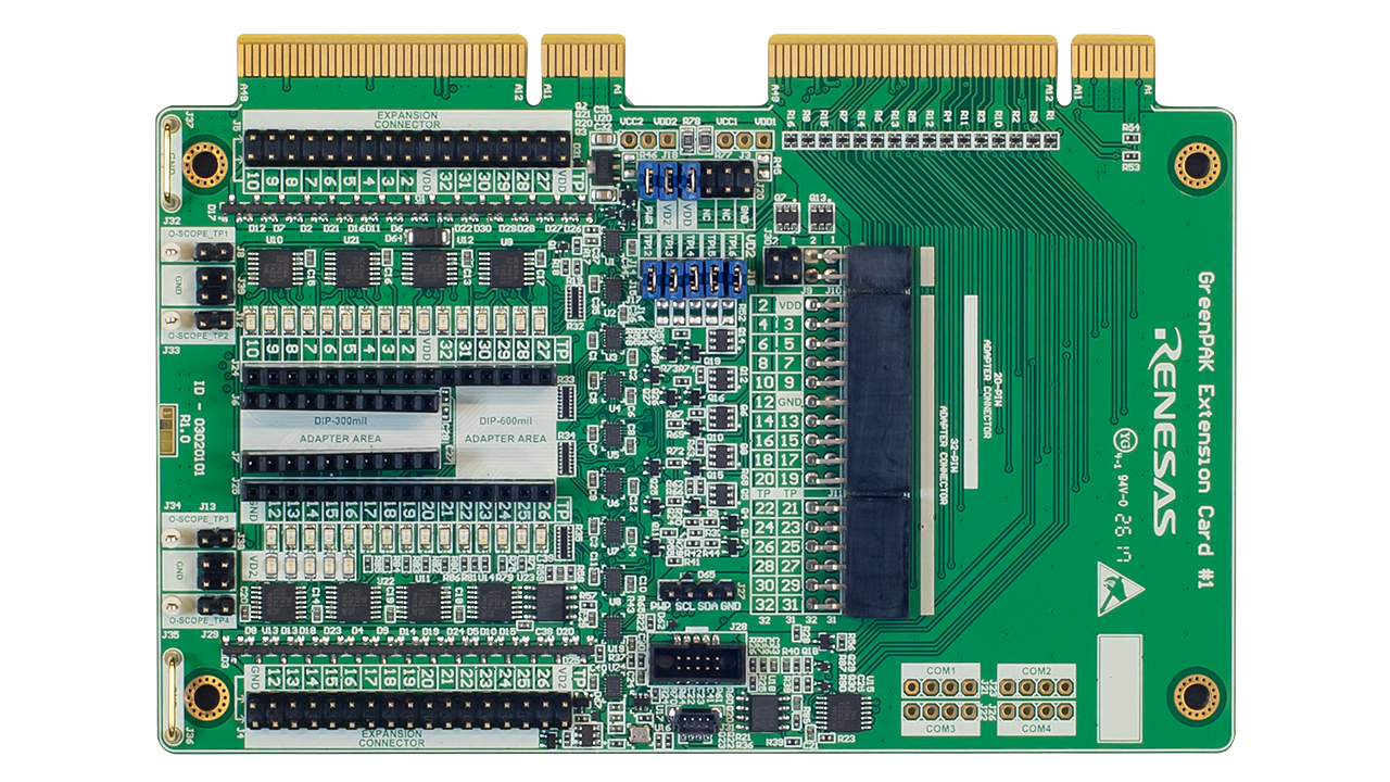 SLG4EXTCARD1 GreenPAK™ Extension Card #1 - Top
