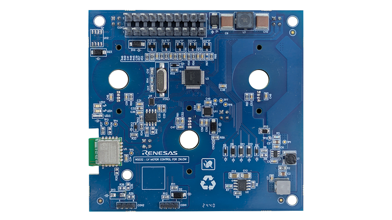 WS032-LVMOTCTL-REFZ Low-Voltage Motor Controller Board - Top