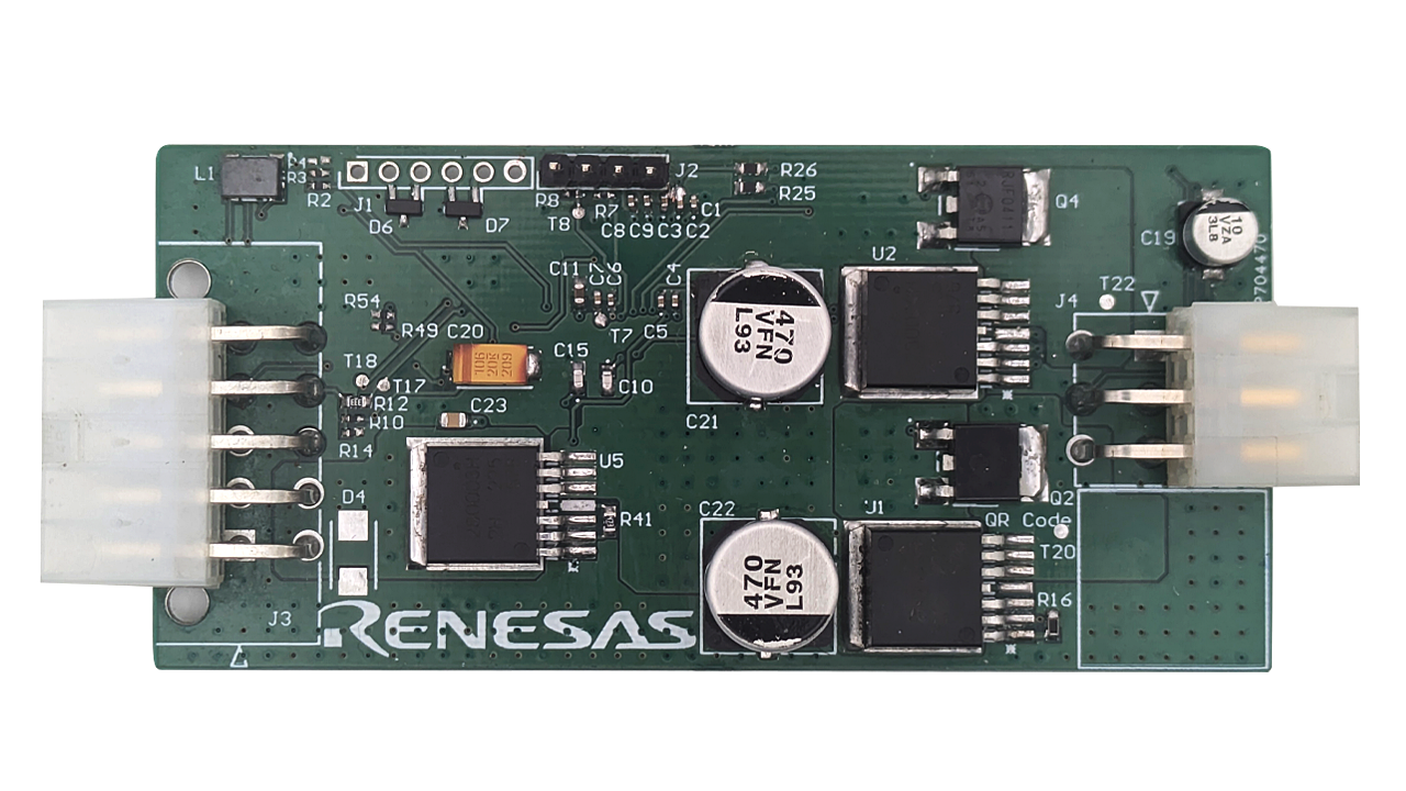 WS068-SUNRFCTL-REFZ Sunroof Controller Reference Design Board - Top