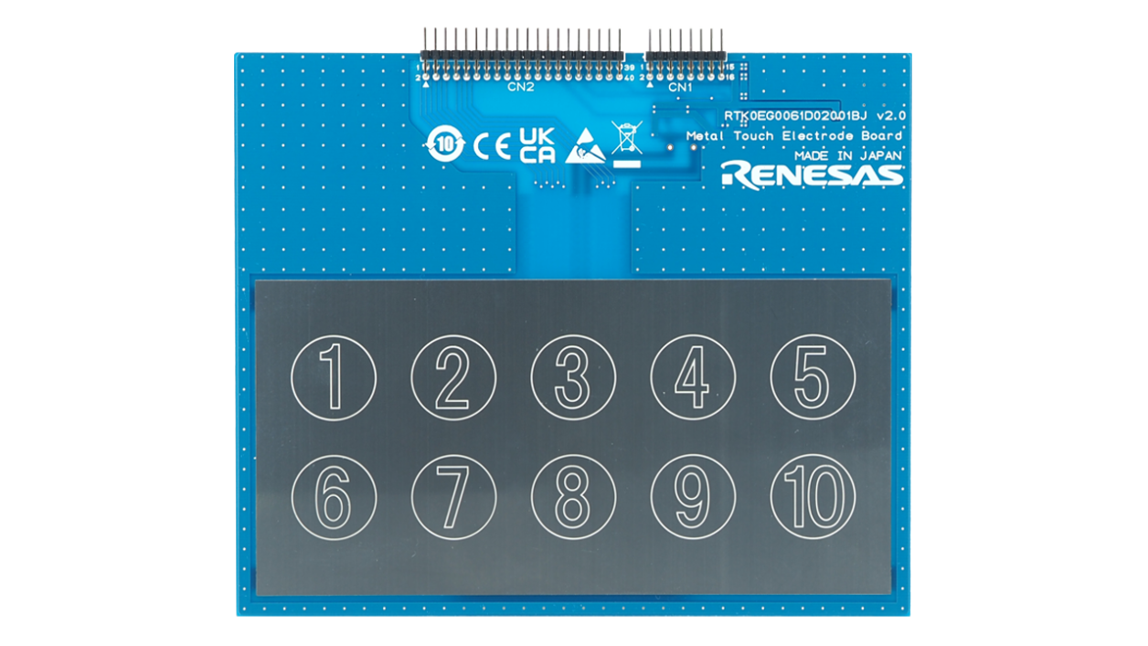 Metal Touch Solution Electrode Board - Top