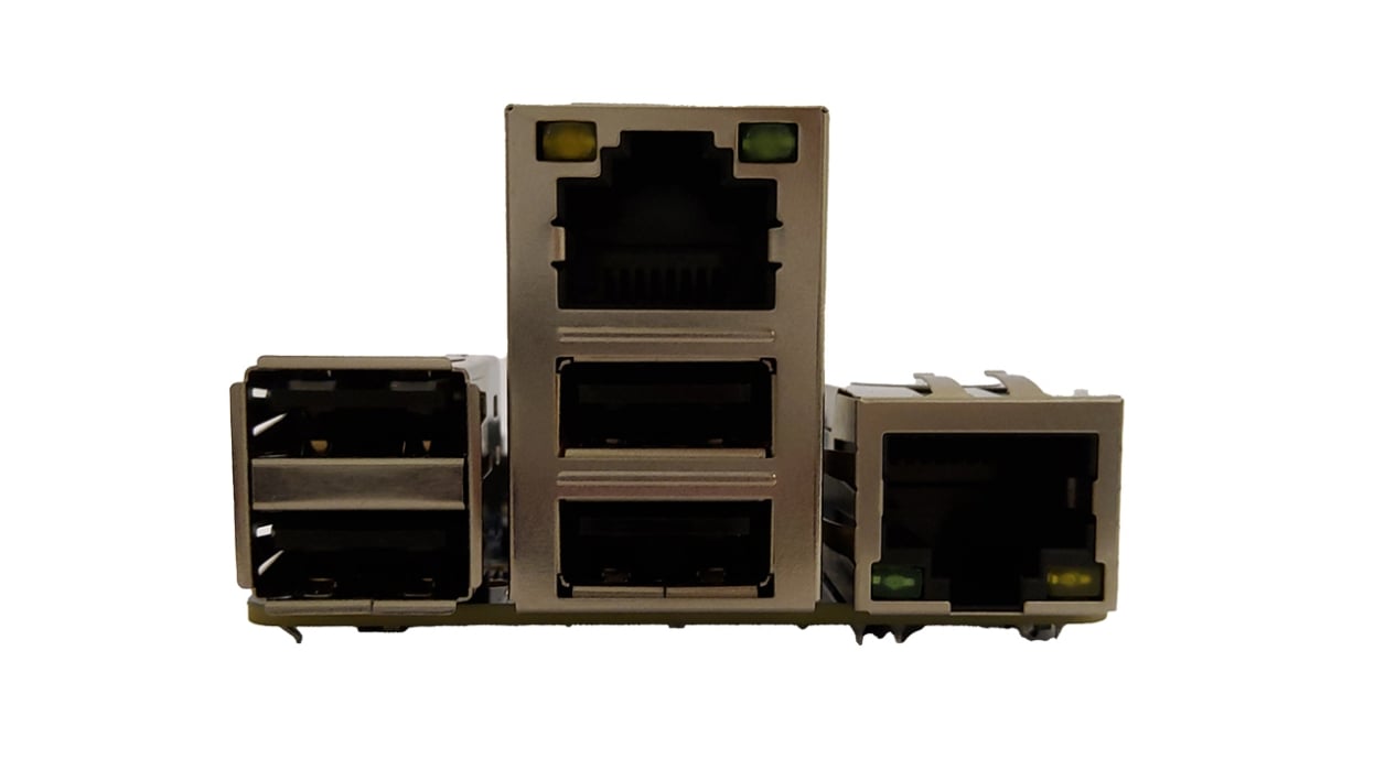 RZ/G2L-SBCボード - サイドビューI/Oポート