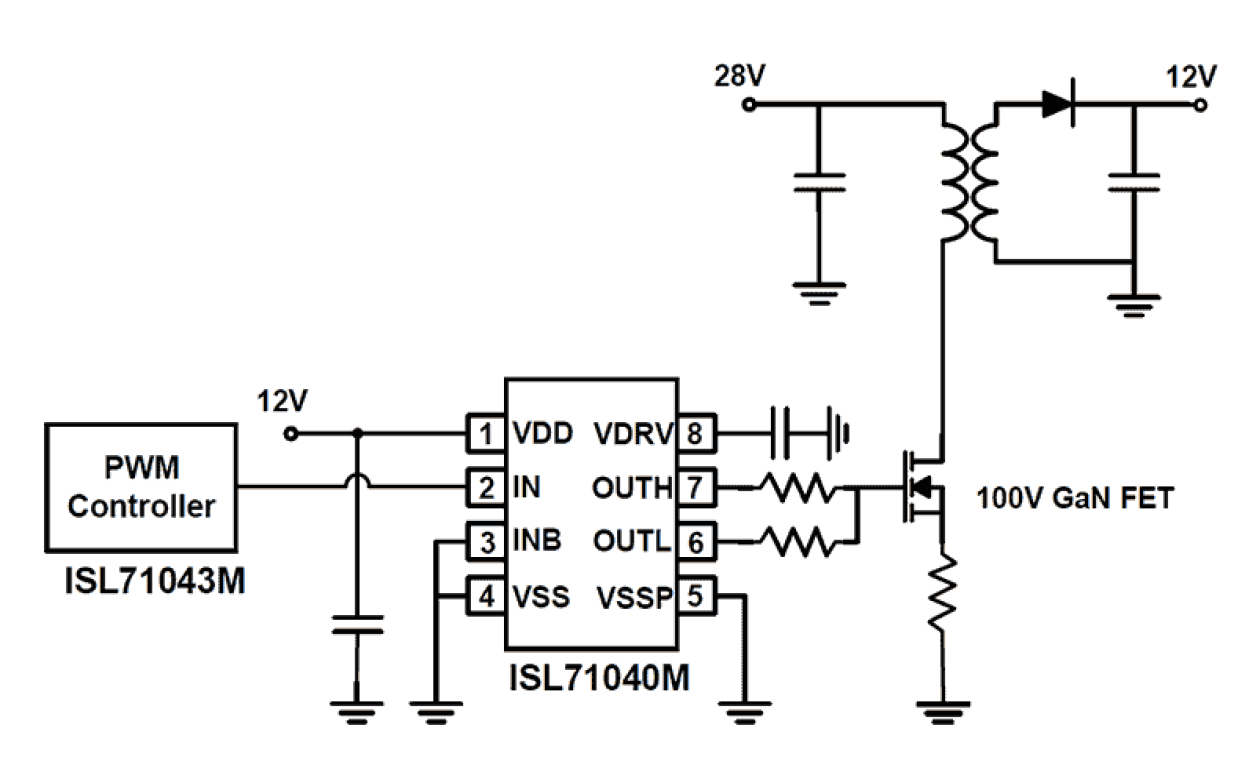 ISL71043M Functional Diagram