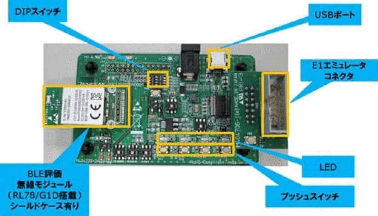 RL78/G1D Evaluation Board