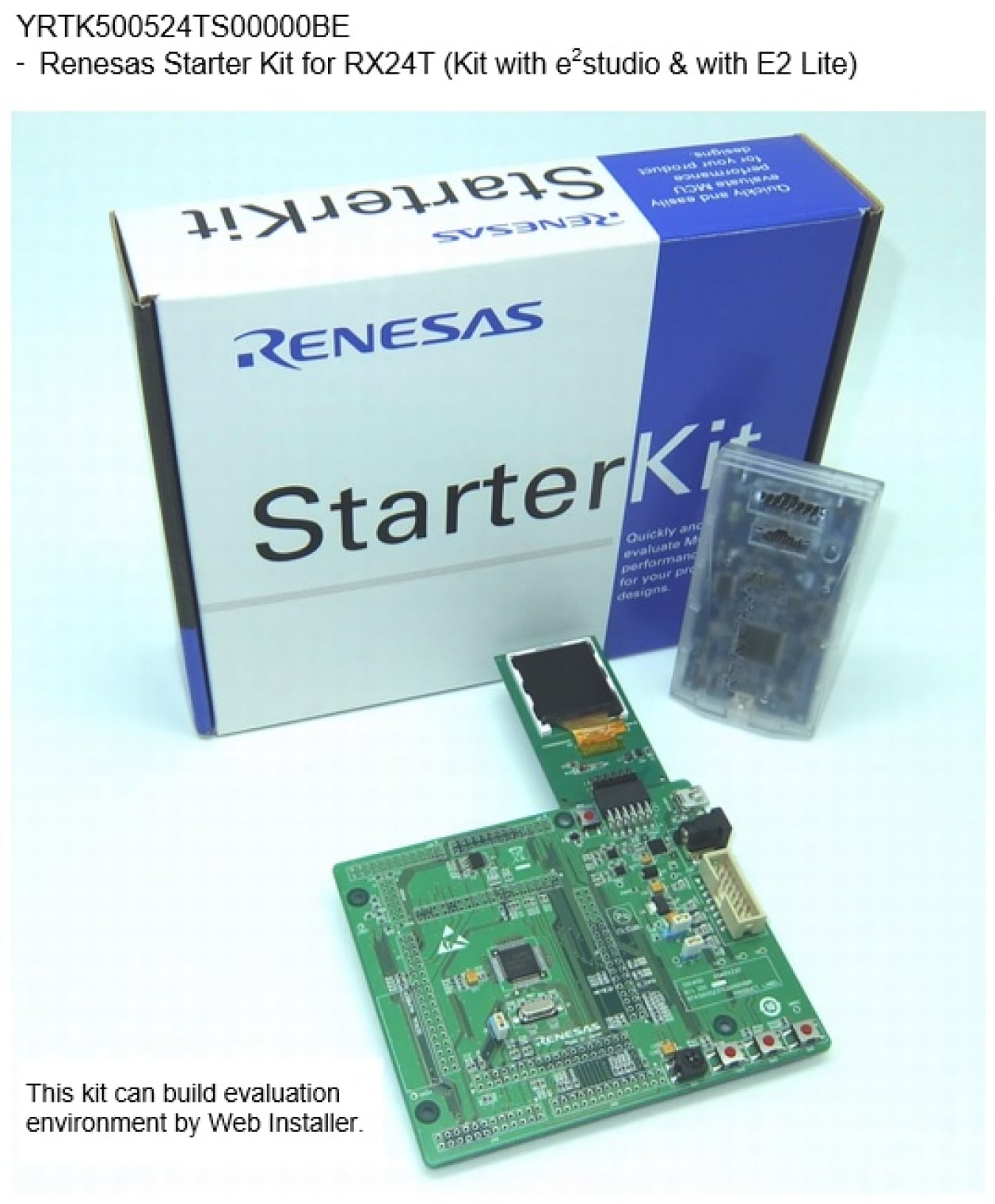 RSK-RX24T - Renesas Starter Kit for RX24T | Renesas