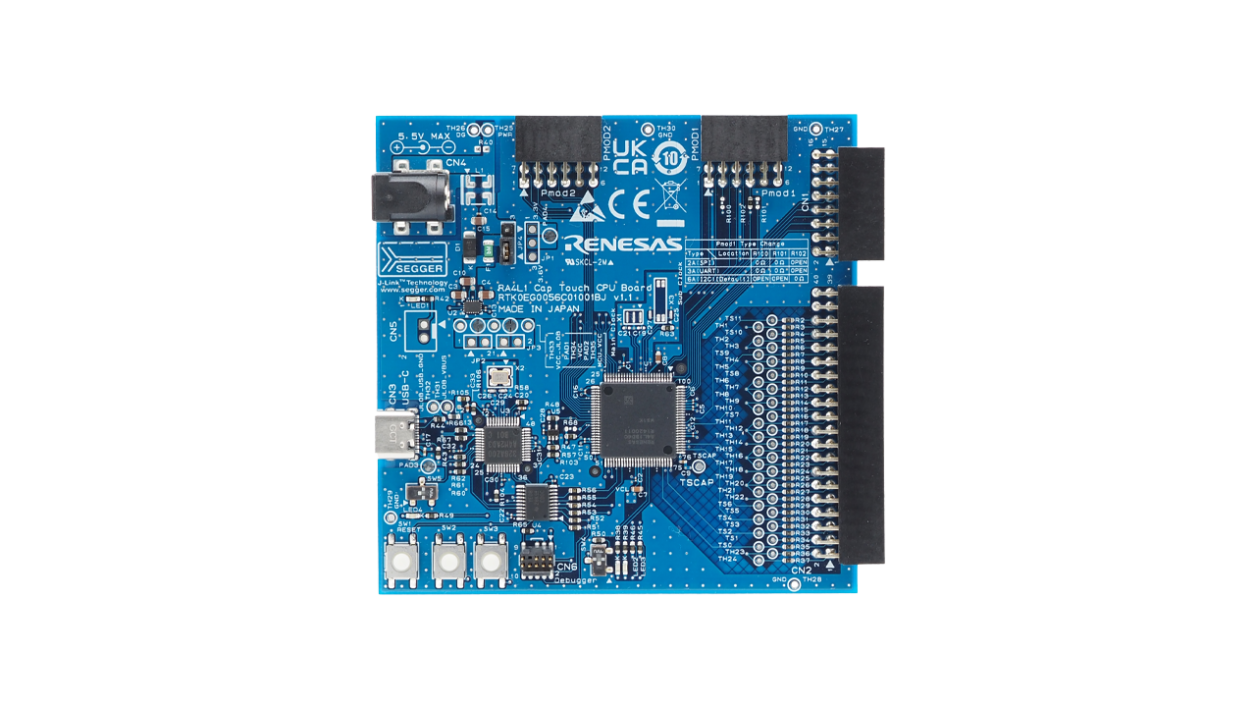 RTK0EG0056C01001BJ Evaluation Board - Top