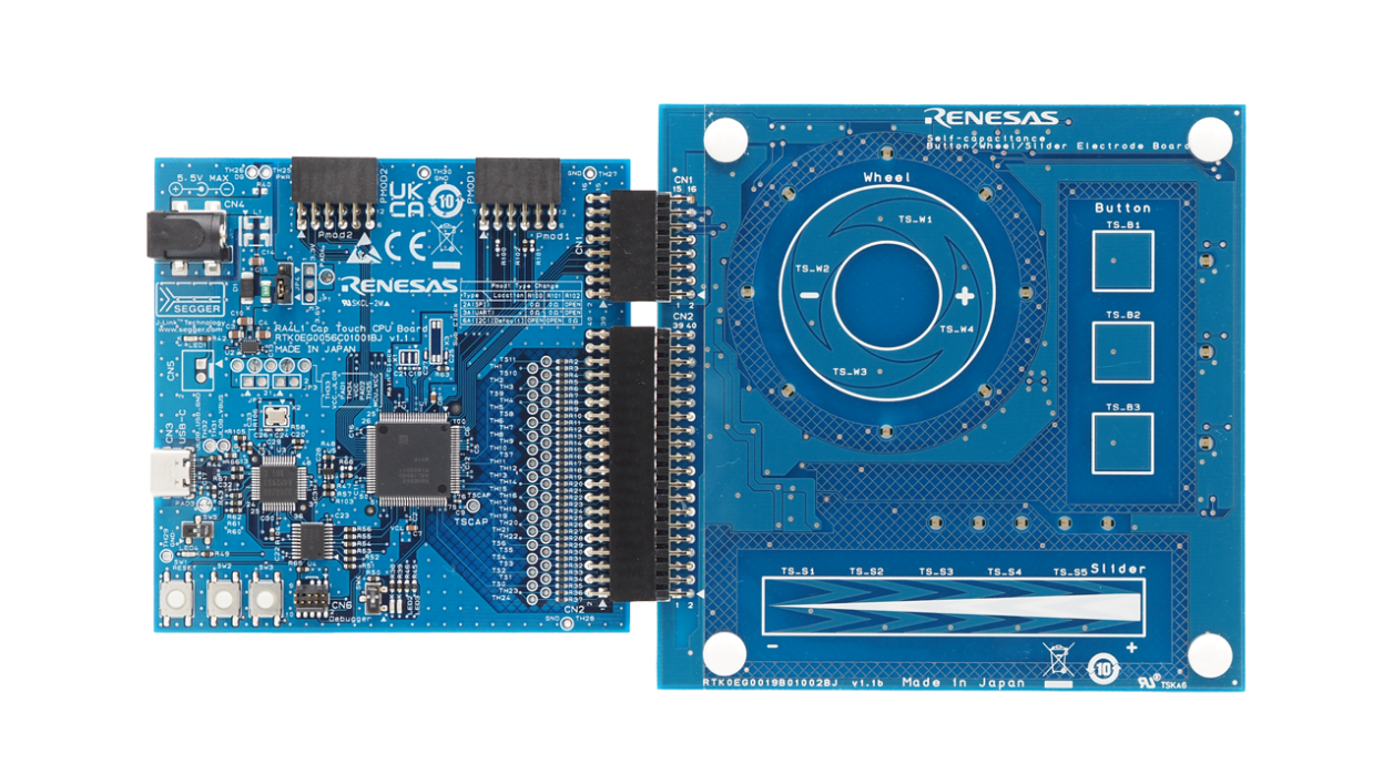 RTK0EG0057S01001BJ Evaluation Board - Top