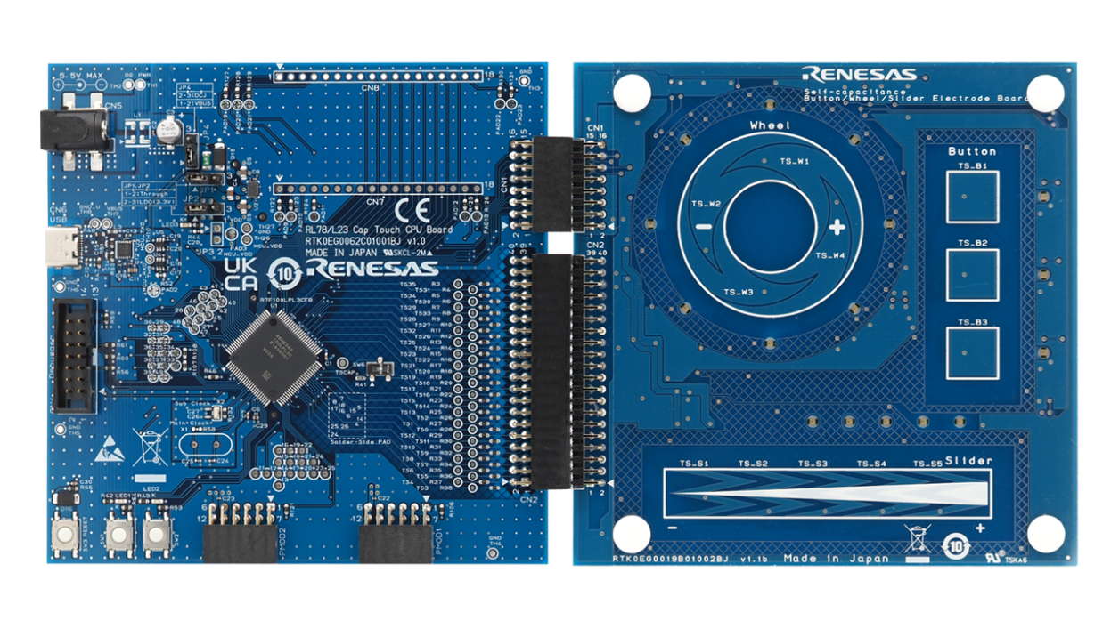 RTK0EG0063S01001BJ Evaluation Board - Top