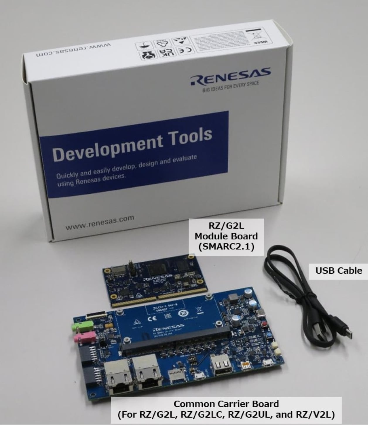 RZ/G2L-EVKIT - Evaluation Board Kit for RZ/G2L MPU | Renesas ルネサス