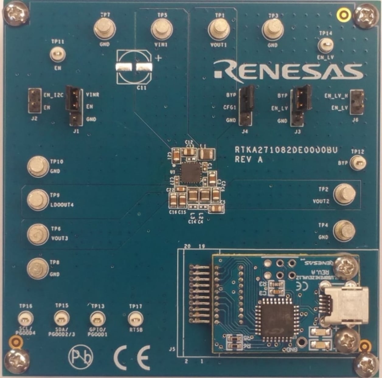 RTKA271082DE0000BU - Evaluation Board for RAA271082, 4-channel