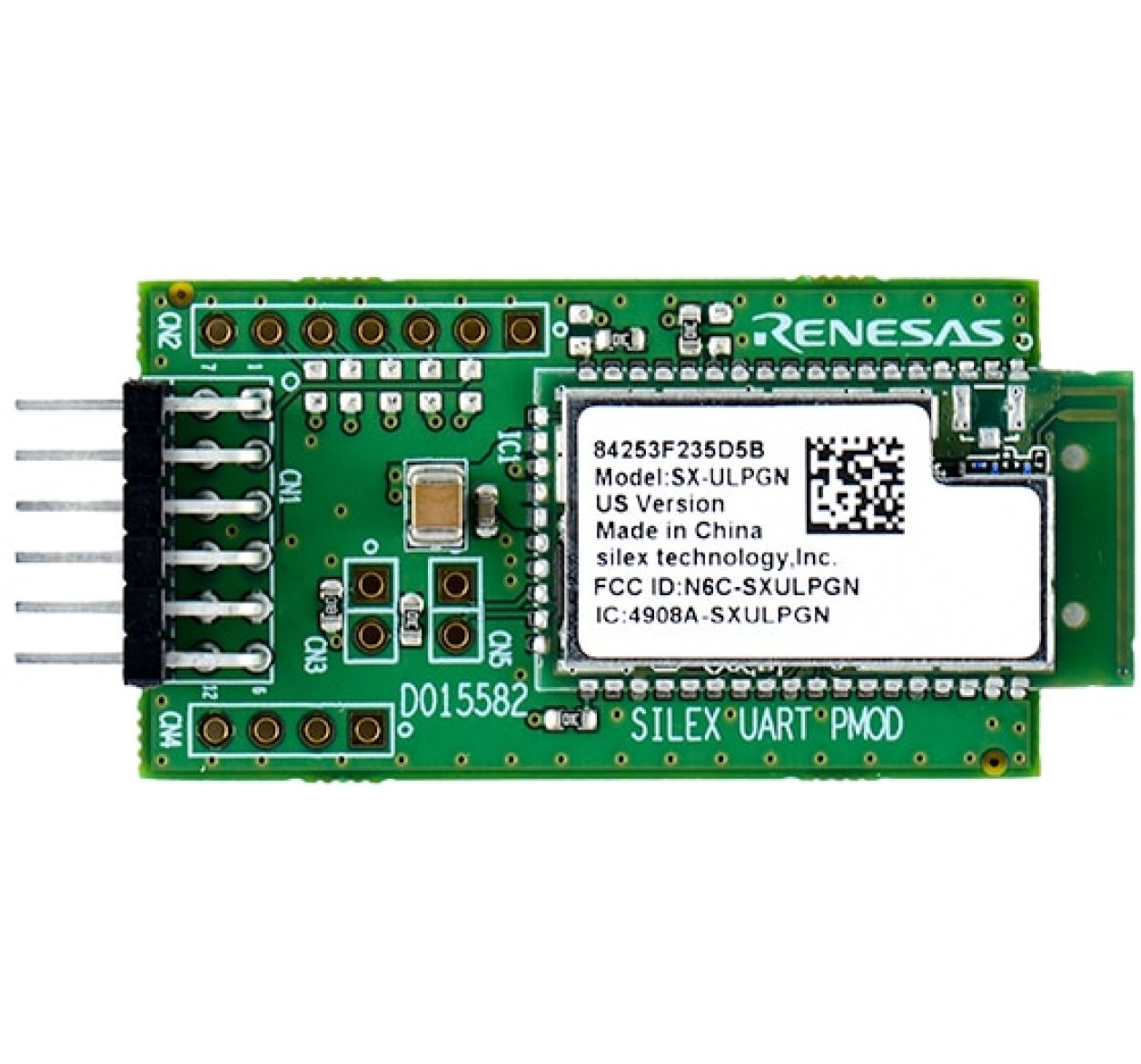 RTK00WFMX0B - 802.11b/g/n 2.4G Wi-Fi Pmod拡張ボード | Renesas ルネサス