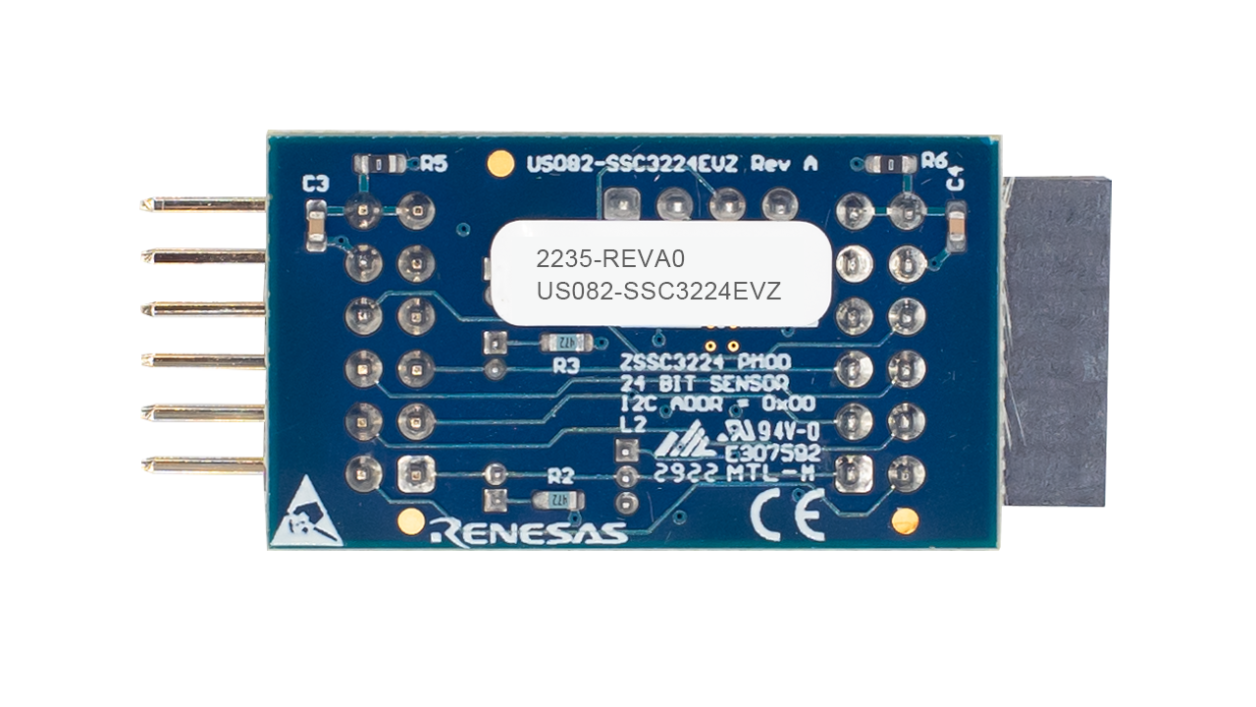 US082-SSC3224EVZ Evaluation Board - Bottom