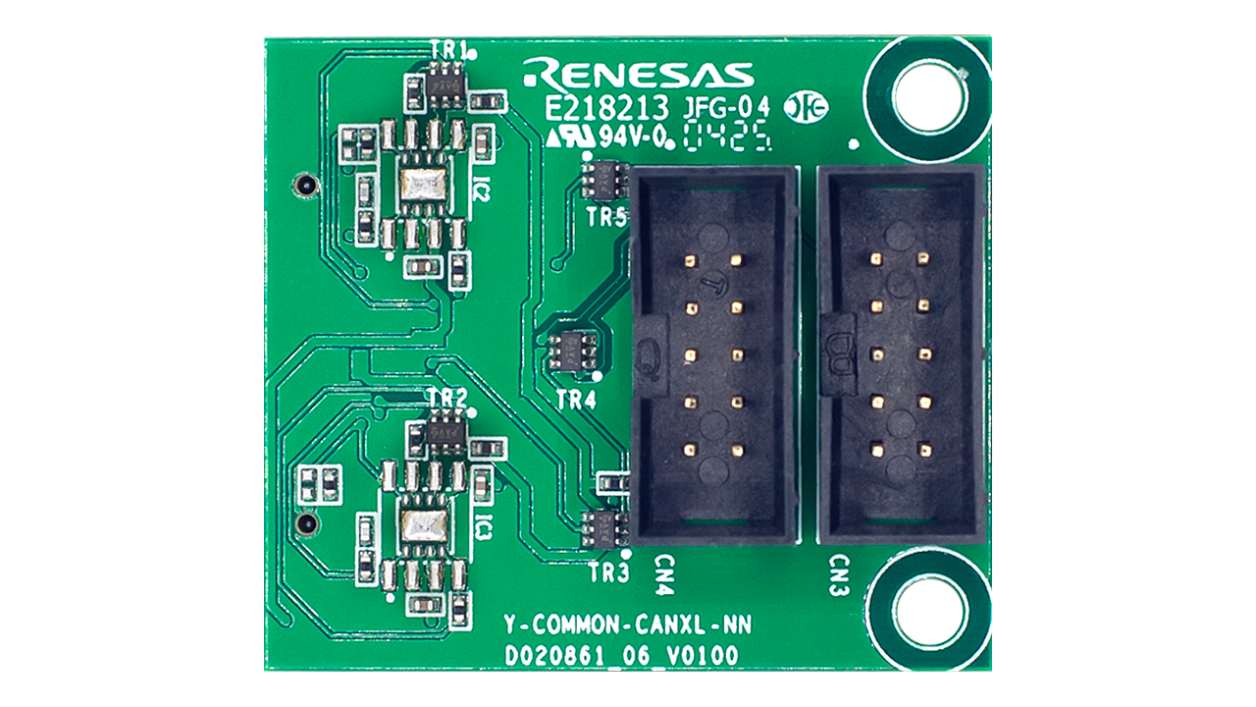 Y-COMMON-CANXL-NN Evaluation Board - Top
