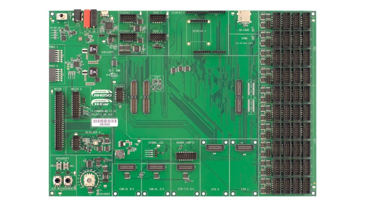 Y-COMMON-MB-T1-V1 Evaluation System - Top