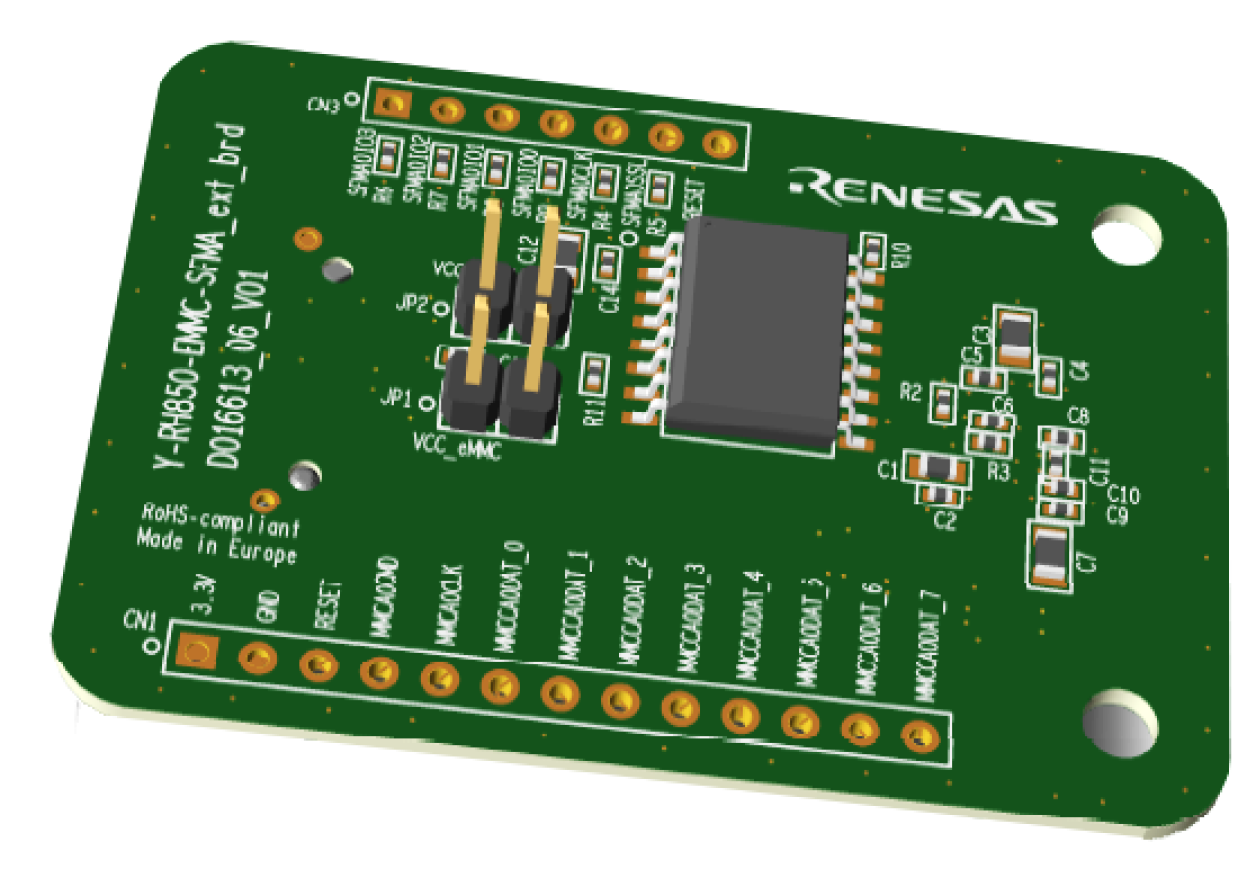 eMMC/SFMA Extension Board