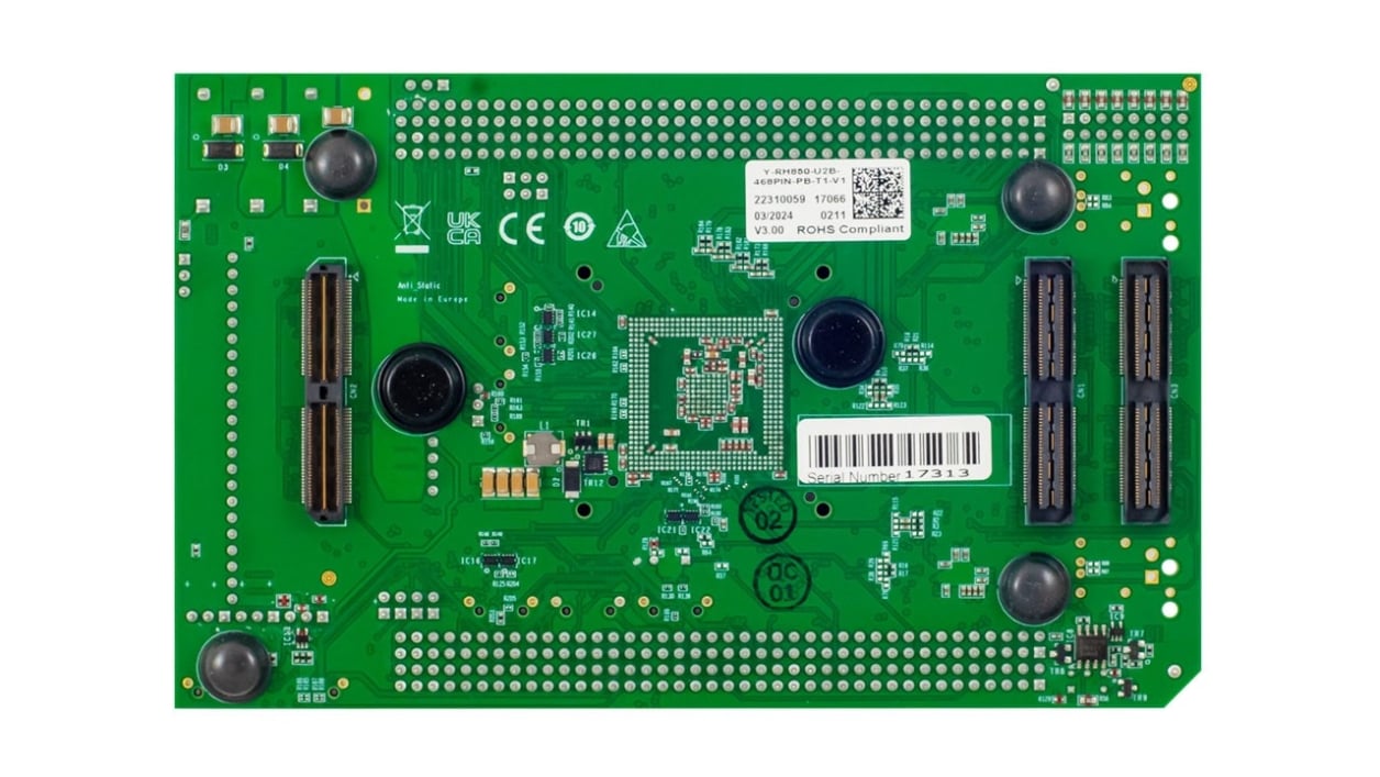 RH850/U2B 468pin Piggyback Board - Bottom