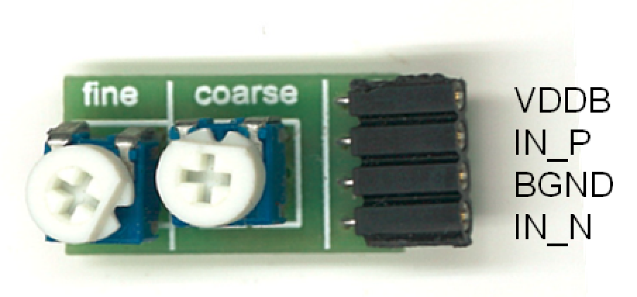 ZSSC3016KIT - Sensor Replacement Board (Top View)