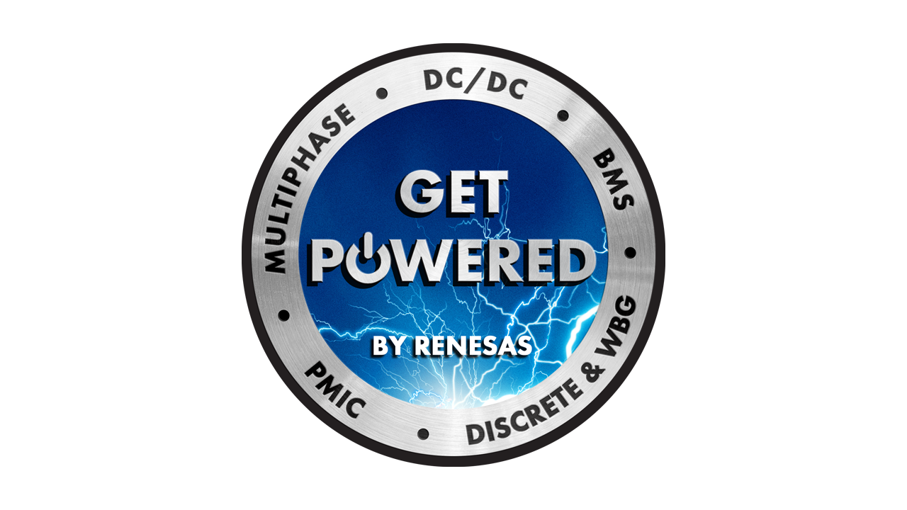 Get powered by renesas badge.