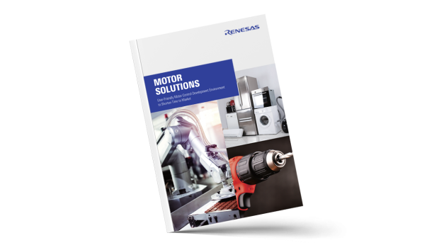 Cover page for motor solutions brochure
