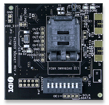 DEV5X2503 - Socket Board (top)