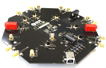 5P49V5901 Versaclock 5 Evaluation Board side view
