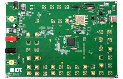 8EBV89317 Evaluation Board for 8V89317 - top view