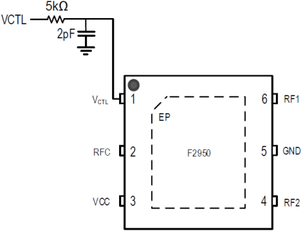 F2950 Control Pin Circuit