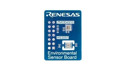 HS3001およびZMOD4510 Sensor ドーターボード
