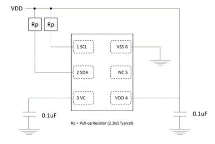 HS3003 - Pinout and Application Circuit