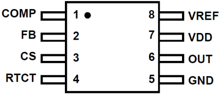 ISL71043M - Pin Assignment (NSOIC)