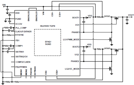 ISL81805 - Typical Application Diagram