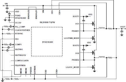 ISL81806 - Typical Application Diagram