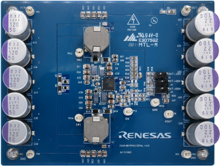 ISL81807EVAL1Z - Evaluation Board (top)