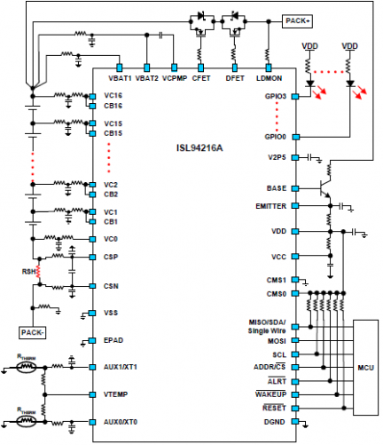 ISL94216A - Typical Application