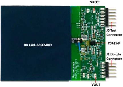 P9415-R-EVK - Evaluation Board assembled with Coil
