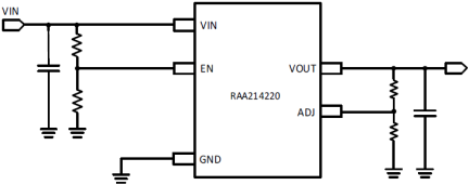 RAA214220 - Typical Application (1)