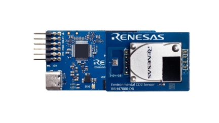 RRH47000 Sensor ドーターボード + 環境センサ通信(ESCom)ボード - 前面