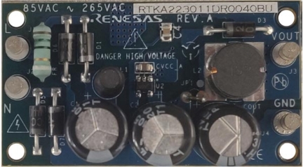 RTKA223011DR0040BU High Voltage Buck Converter Demonstration Board - Top