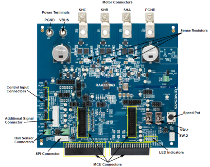 RTKA227063DE0000BU - Evaluation Board (top)