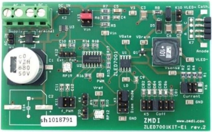 ZLED7001KIT - Evaluation Kit (Top View)
