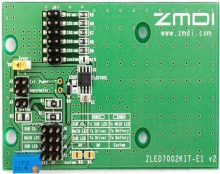 ZLED7002KIT - Evaluation Kit (Top View)