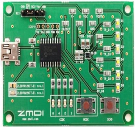 ZLED7012KIT - Evaluation Kit (Top View)