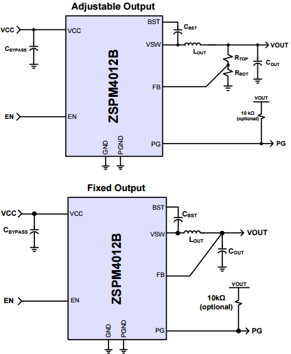 ZSPM4012B - Application Circuit