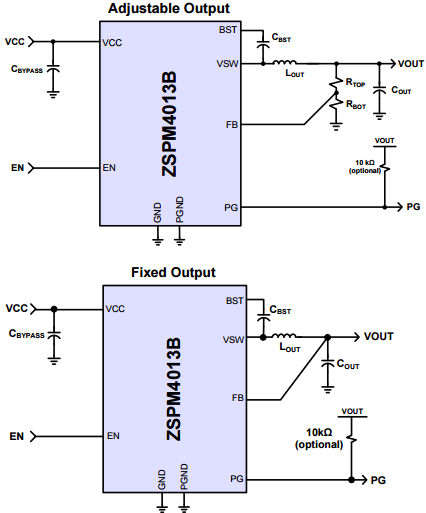 ZSPM4013B - Application Circuit