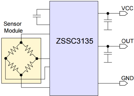 ZSSC3135 - Application Circuit